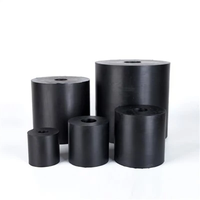 120*120*30/40 mm gummifjäder med hål Hålfjäder för vibrationsutrustning